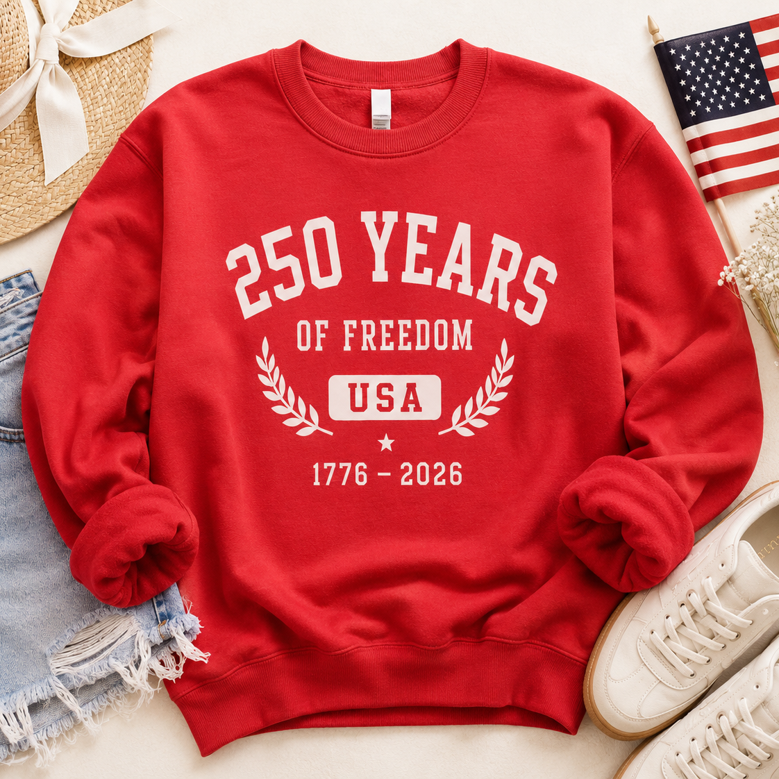 250 Years of Freedom Americana Sweatshirt