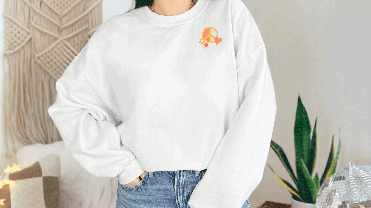 Let It Be Fleece Crewneck