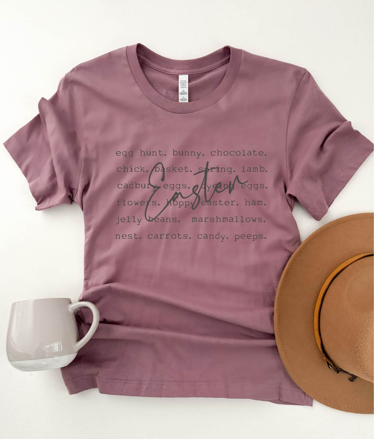 Easter words tee Easter Bella canvas 3001 