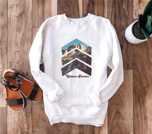 Nature seeker sweatshirt Miscellaneous sweatshirt Lane seven unisex sweatshirt oatmeal