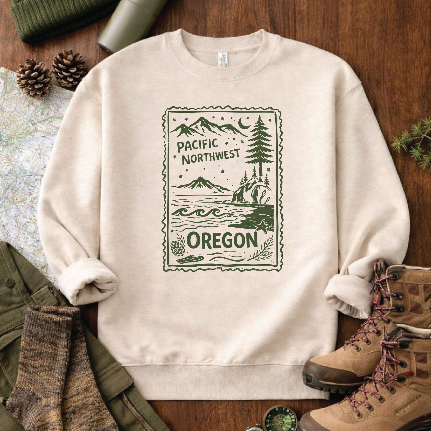 Oregon Stamp Sweatshirt